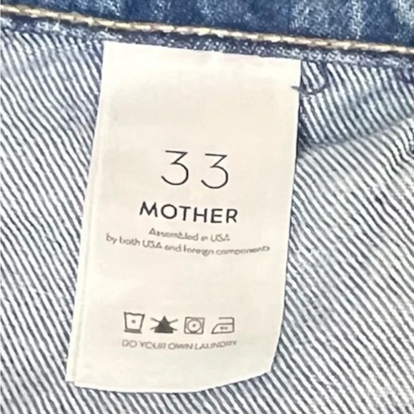 NWT MOTHER The Patch Maven Heel Love Triangle - Picture 9 of 9